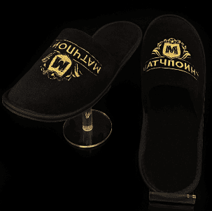 Тапочки с логотипом